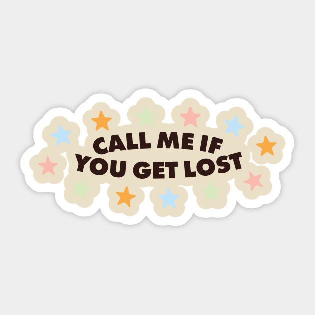 Call Me If You Get Lost Tyler The Creator Sticker by Scarlett Blue